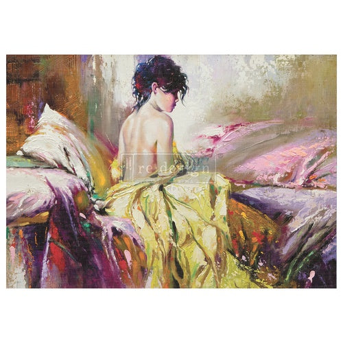 Peaceful - A1 Rice Paper for Decoupage - LARGE - 59.4cm x 84.1cm - Re-Design with Prima