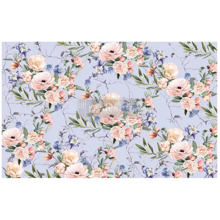Lavender Fleur Decoupage Paper
