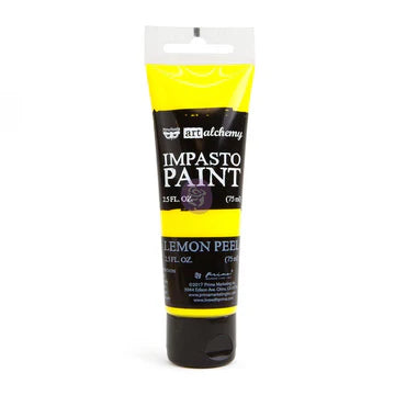 Lemon Peel - Impasto Paint