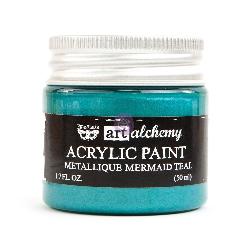 MERMAID TEAL- METALLIQUE ACRYLIC PAINT