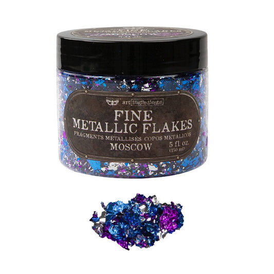 MOSCOW METALLIC FLAKES– 1 JAR, TOTAL WEIGHT 30G INCLUDING CONTAINER