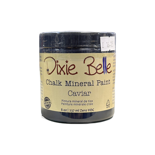 Dixie Belle | Chalk Finish Mineral Paint | Caviar (8oz)