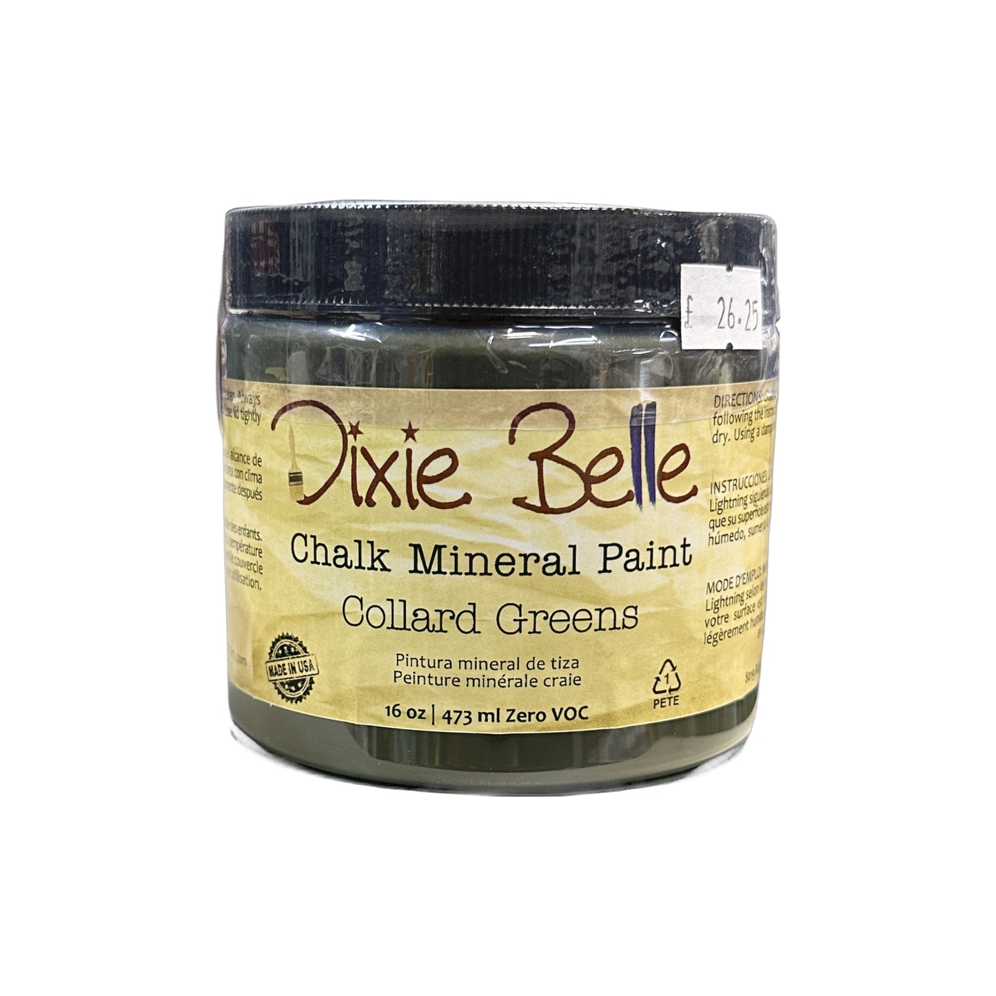 Dixie Belle | Chalk Finish Mineral Paint | Collard Greens (16oz)