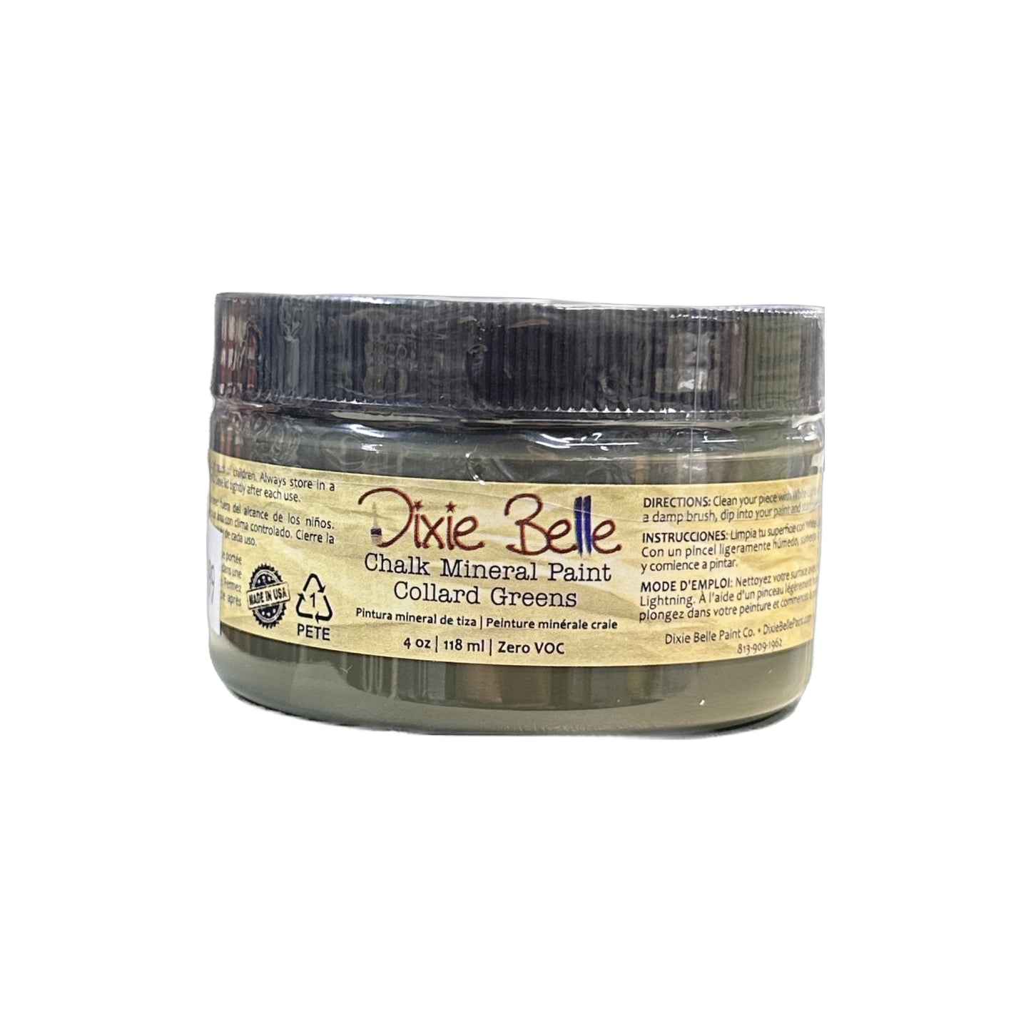 Dixie Belle | Chalk Finish Mineral Paint | Collard Greens (4oz)