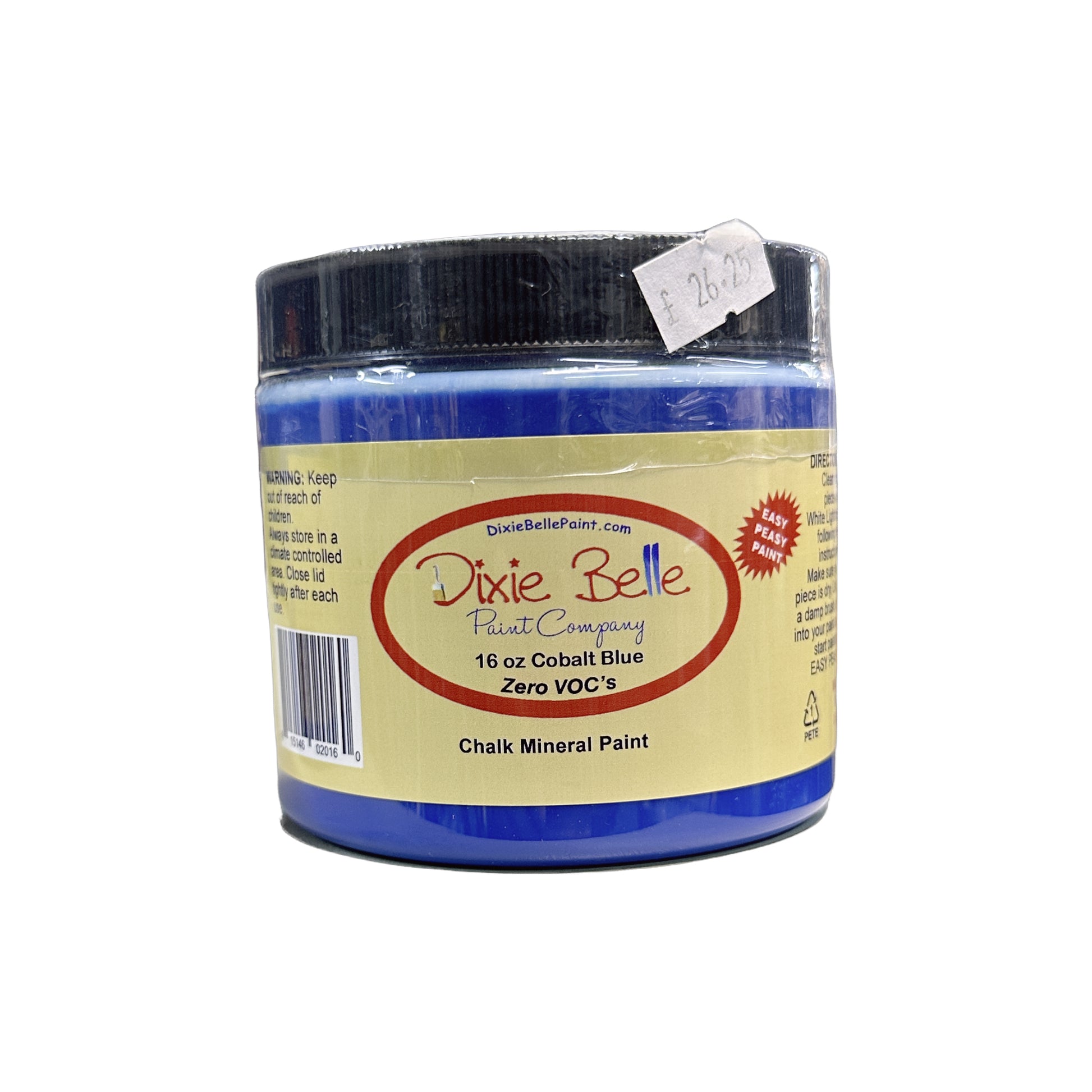 Dixie Belle | Chalk Finish Mineral Paint | Cobalt Blue (16oz)