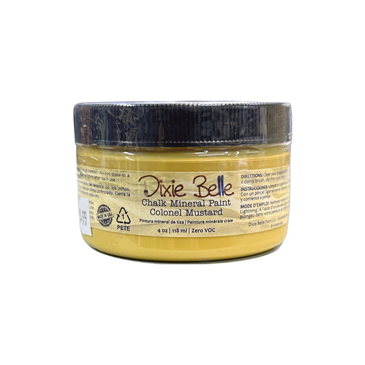 Dixie Belle | Chalk Finish Mineral Paint | Colonel Mustard (4oz)