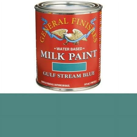 1 PT General Finishes PGS Gulf Stream Blue Milk Paint Interior/Exterior Paint