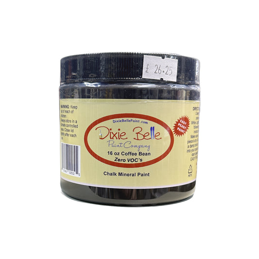 Dixie Belle | Chalk Finish Mineral Paint | Coffee Bean (16oz)