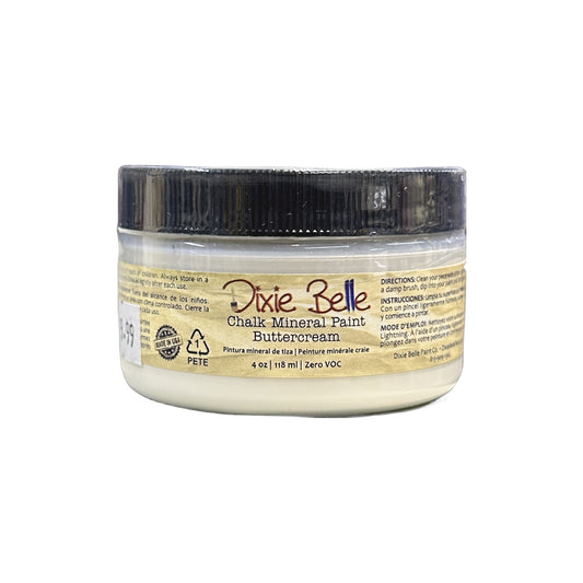 Dixie Belle | Chalk Finish Mineral Paint | Buttercream (4oz)