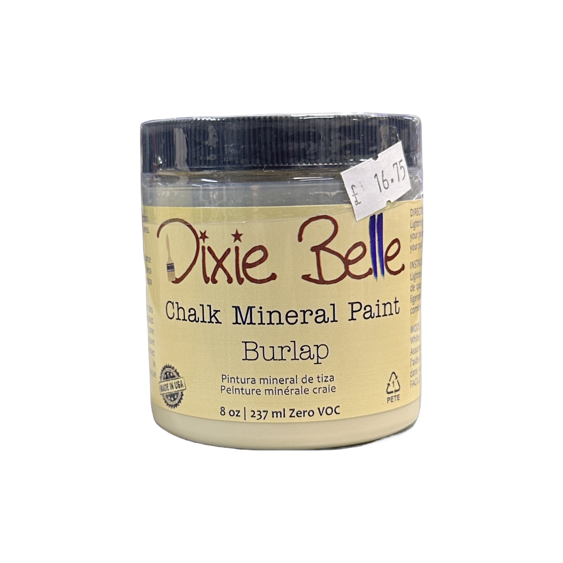 Dixie Belle | Chalk Finish Mineral Paint | Burlap (8oz)