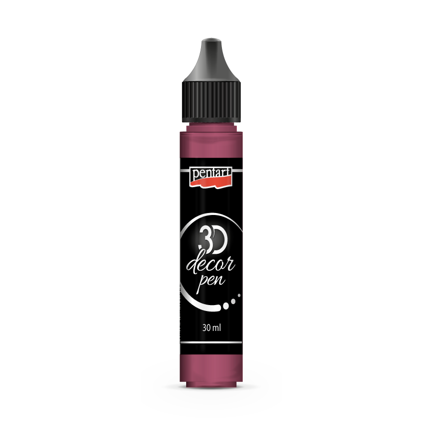 RUBY RED - 3D DECOR PEN 30 ML