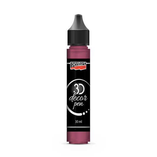 RUBY RED - 3D DECOR PEN 30 ML