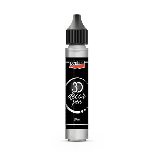 SILVER- 3D DECOR PEN 30 ML