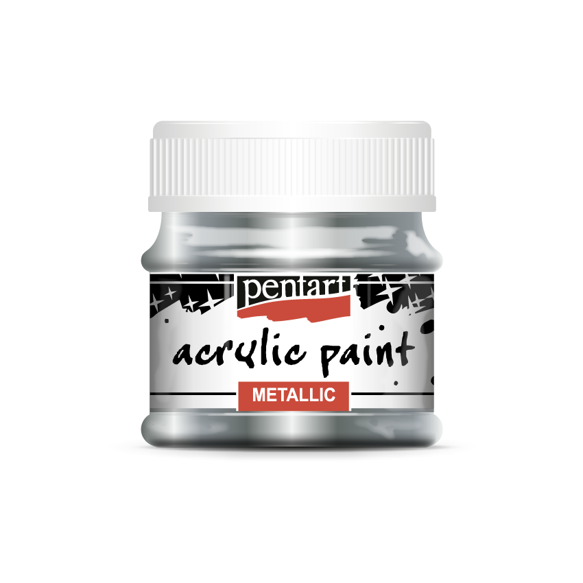 SILVER TOUCH- METALLIC ACRYLIC PAINT