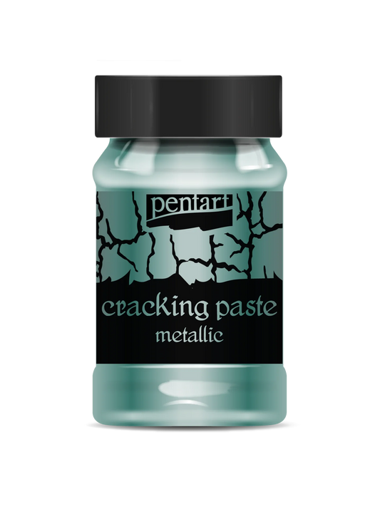 SILVERY TURQUOISE - CRACKING PASTE, 100 ML